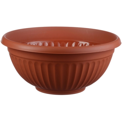 Кашпо-миска ЛИВИЯ D400мм Терракотовый М3194