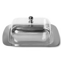 Масленка из нержавеющей стали с пластиковой крышкой арт. GY-BD002 Масленка из нержавеющей стали с пластиковой крышкой арт. GY-BD002