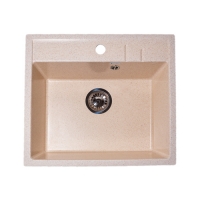 Мойка GranAlliance G-21м (550 х490мм) бежевая с сифоном Мойка GranAlliance G-21м (550 х490мм) бежевая с сифоном