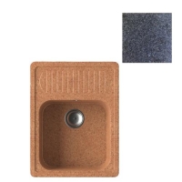 Мойка GranAlliance G-23 (630 х490мм) черная с сифоном