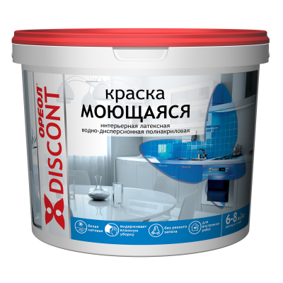 Ореол ВДАК белоснежная интерьерная моющаяся матовая ДИСКОНТ 1,5 кг. (3211) Ореол ВДАК белоснежная интерьерная моющаяся матовая ДИСКОНТ 1,5 кг. (3211)