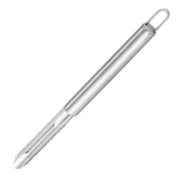 Овощечистка из нержавеющей стали с вертикальным лезвием, NIMBUS, 19,5х1,8 см, овал ручка с подвесом Овощечистка из нержавеющей стали с вертикальным лезвием, NIMBUS, 19,5х1,8 см, овал ручка с подвесом
