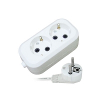 Удл. 2-х местн. 2м с/з (ПВС 3х0.75) У10-553