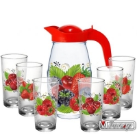 Набор для воды 7 пр. арт.1607/6- Д (Ягодный фреш)