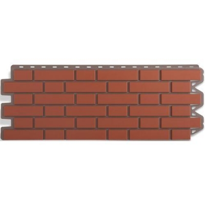 Панель кирпич клинкерный (красный) 1.22x0.44м АЛЬТА-ПРОФИЛЬ
