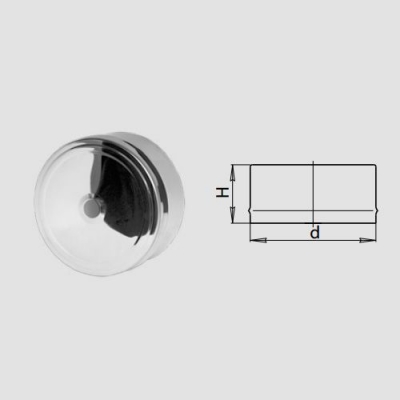 Заглушка для ревизии (430/0,5мм) D135 внутренняя арт. fd17.135N.1.F