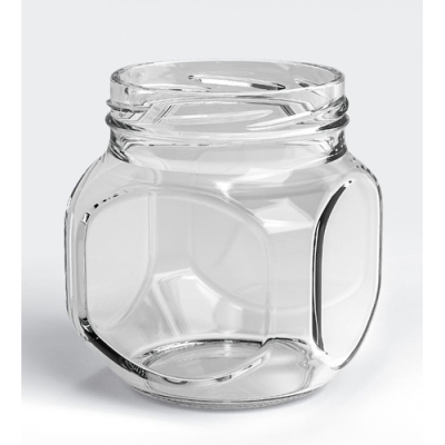 002. Банка стеклянная 200 мл, ТО-66 "Кубик" (уп. 24 шт.)