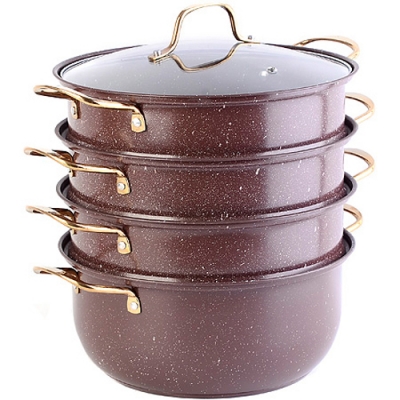 31258 Мантоварка 28см 3-х ярусная МВ(х6) "MAYER & BOCH"