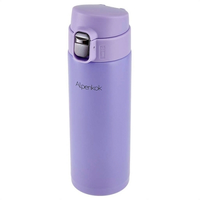 ALPENKOK AK-04815A Термокружка вакуумная 380 мл, сиреневый(50)