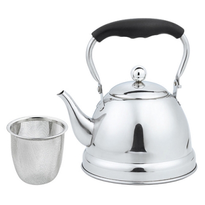 ALPENKOK AK-542 Чайник из нерж.стали с ФИЛЬТРОМ из нерж. стали 1л(12)