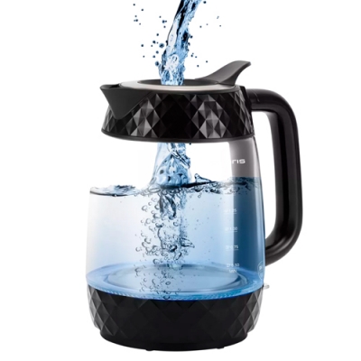 Чайник электрический Polaris PWK 1809CGL Water Way Pro Черный