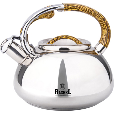 Чайник из нержавеющей стали 3 л со свистком (М-7911) "МАРУСЯ"