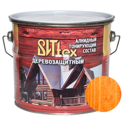 Деревозащитный состав ВИТЭКС color лиственница 2,7 кг. ВИТtex