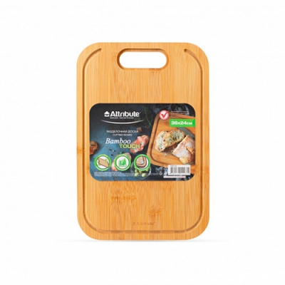 Доска разделочная BAMBOO TOUCH 36х24х1.5см арт.ABX156