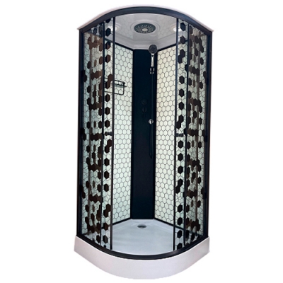 Душевая кабина ДАНА-61 90*90*215 низкий поддон, СОТЫ (3 места)