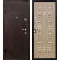 Дверь мет."Йошкар NEW Ель карпатская"(960)R теплая фурнитура внутри (утеплитель мин. вата)