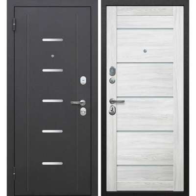 Дверь металлическая Ferroni Гарда 7,5 см Серебро Астана милки Царга 960 леваяХ