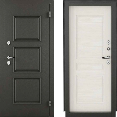Дверь Норд-2050/880R 439 Рационалист Шале снежный Графит
