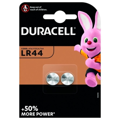 Элемент питания DURACELL LR44 BL2