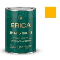 Эмаль ПФ-115 ERICA глянцевая Желтая 0,8 кг
