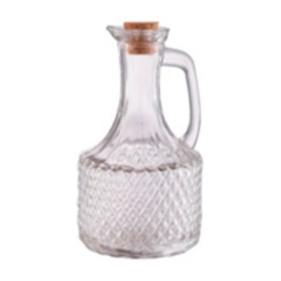 Ёмкость для масла и уксуса с пробковой крышкой, OLIVA, объём: 350 мл, 9,5*15 см (стекло) арт109040