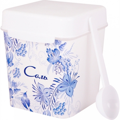 Емкость "Шале" 1,2л (соль)(с ложкой) (уп.12) М7809 г.Октябрьский