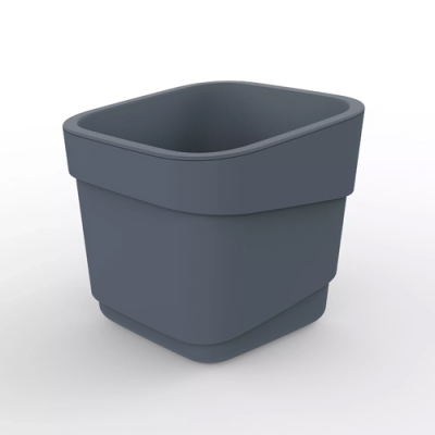 Горшок для цветов фактурный Hills 2,2л d155, h145,5мм серый С9740500