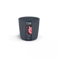 Горшок для цветов Полимербыт с дренажной вставкой Desert 2,3л (d157, h152мм)(серый) С8640500 Горшок для цветов Полимербыт с дренажной вставкой Desert 2,3л (d157, h152мм)(серый) С8640500