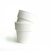 Горшок цветочный Алемар VipSet с дренажной системой 2,4л белый (AMA-2,4-01)