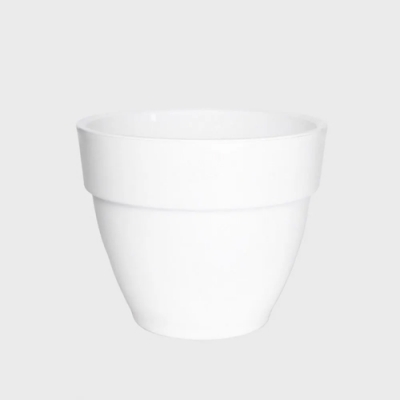 Горшок цветочный VipSet Лори 10,5л белый с дренажной системой (AMV-10,5-01)