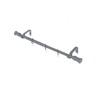 Карниз кованый LEGRAND раздвижной d16/19мм 1,6-3,0м 1 ряд цилиндр т/у серый