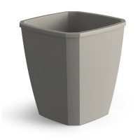 Кашпо квадратное с дренажной вставкой 'Лаунж' 4л пыльно-серое С372ПСЕР г.Барнаул