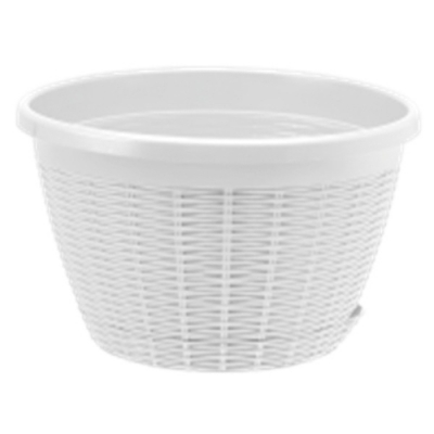 Кашпо Подвесное (6,5л) Цв. Белый (Арт. КШ-3566) Кашпо Подвесное (6,5л) Цв. Белый (Арт. КШ-3566)