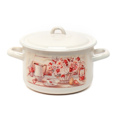 Кастрюля 4.3л С-16141/4Жм ЛЕТНИЙ ЭТЮД (г.Лысьва)