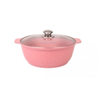 Кастрюля-жаровня 4л со стеклянной крышкой, АП линия "Trendy style" (rose) "Kukmara" ж41tsr Кастрюля-жаровня 4л со стеклянной крышкой, АП линия "Trendy style" (rose) "Kukmara" ж41tsr