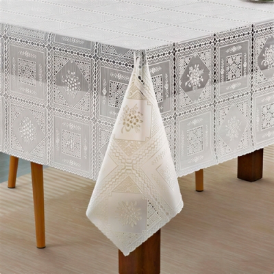 Клеенка ажурная Merletti 302 WH 1,37х20м без осн. гл,