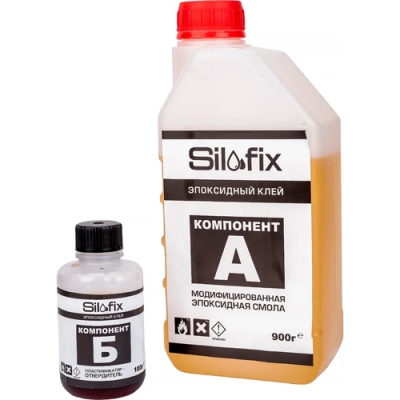 Клей эпоксидный бесцветный Silfix 1000гр.