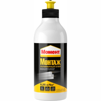 Клей Момент Монтаж полимерный 250 мл. 1897367 Клей Момент Монтаж полимерный 250 мл. 1897367