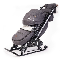 Коляска комбинированная Nika Joy every day1 J1/1 серый с кроликами