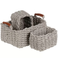 Корзина 3 шт, 35х24х15 см, 20х15х12см, МП, Y4-8945 (485256)