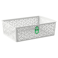 Корзинка универсальная "Linden" 2л, 230х160х70мм (светло-серый) 3131