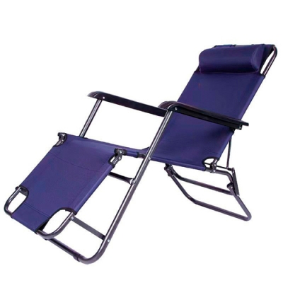 Кресло-шезлонг складное CHO-153 ECOS, синее арт.993136