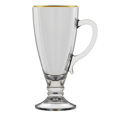 Кружка для чая /кофе 250 мл. арт.8006-З4 "Золотая кайма"