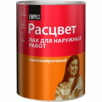Лак для наружных работ алкидный Расцвет 1,6 кг