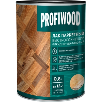 Лак паркетный быстросохнущий алкидно-уретановый полуматовый 0,7 кг. Лак паркетный быстросохнущий алкидно-уретановый полуматовый 0,7 кг.