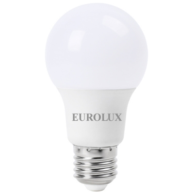 Лампа светодиодная LL-E-A60-11W-230-2,7K-E27 (груша, 11Вт, тепл., Е27) Eurolux 76/2/15
