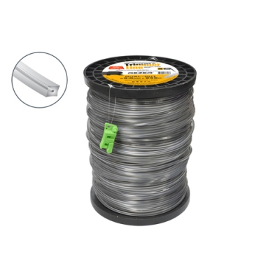 Леска для триммера Rezer Ultra-pro DUAL-CUT 3.0мм236м квадр. Rezer