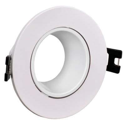 LIGHTING Светильник 4104 встраиваемый под лампу MR16 круг пластиковый белый IEK LIGHTING Светильник 4104 встраиваемый под лампу MR16 круг пластиковый белый IEK