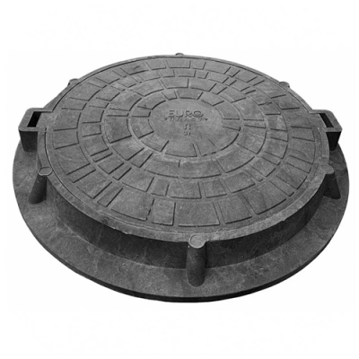 Люк полимерно-песчаный (тип Л)-630 780*630*60(черный) низкий до 3 тонн У Люк полимерно-песчаный (тип Л)-630 780*630*60(черный) низкий до 3 тонн У