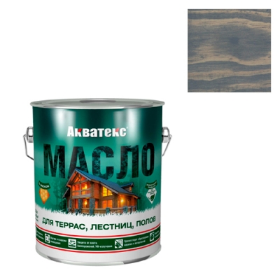 Масло для террас, лестниц, полов Акватекс 2,5 л графит (65199) Масло для террас, лестниц, полов Акватекс 2,5 л графит (65199)